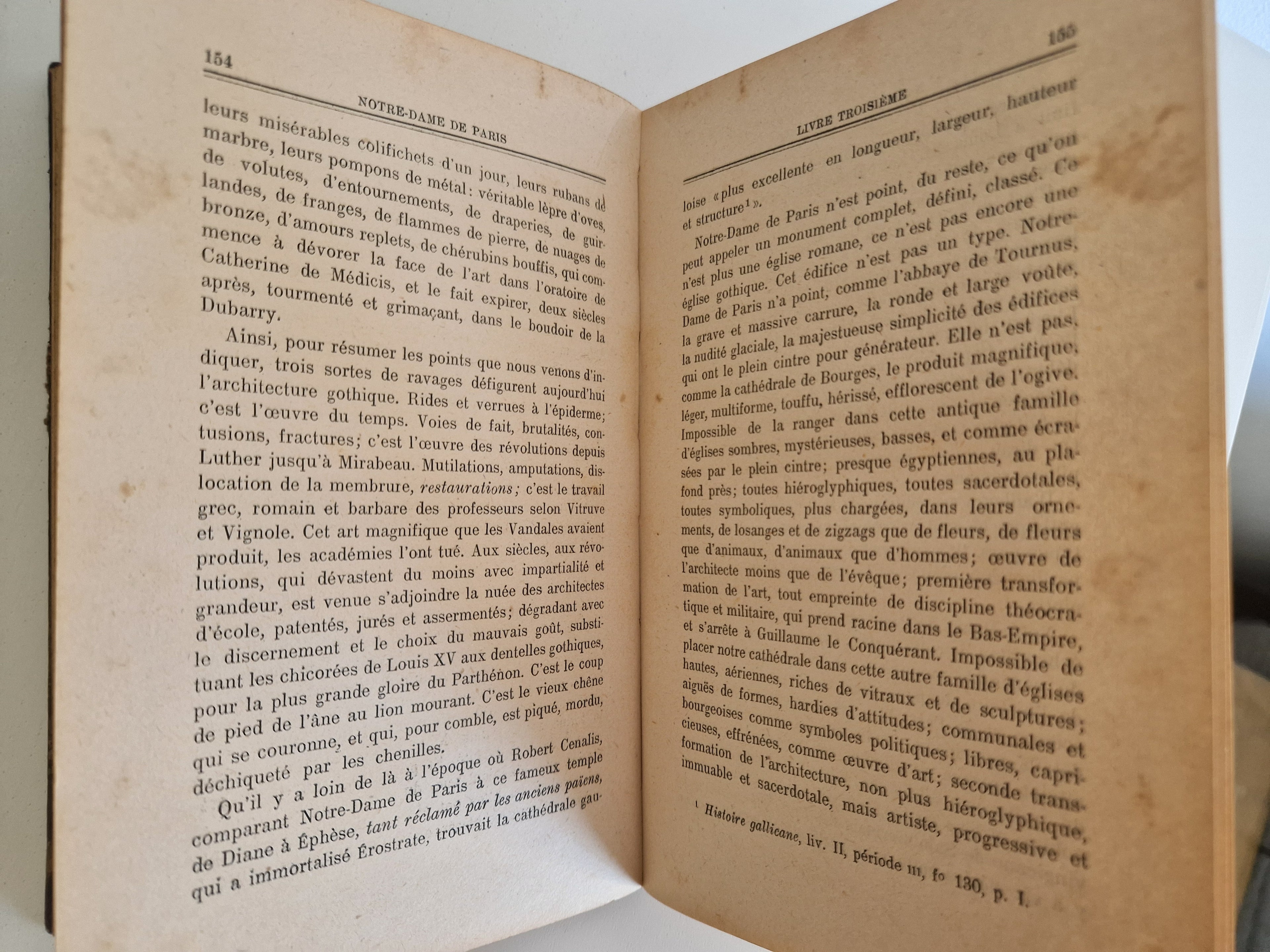 Victor Hugo – Notre-Dame de Paris, Tome Premier | Manz Éditeur, Wien | Antike französische Ausgabe
