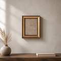 Cadre en bois doré et marron – Style vintage