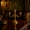 Vintage BMF Brass Candelabra, 3-Arm, West Germany, Mid-20th Century