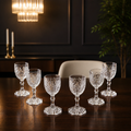 Ensemble de 6 verres à liqueur en cristal taillé main autrichien | Cristal au plomb 24%