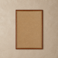 Vintage Wooden Picture Frame 33×48 cm Mahogany Brown Gold Trim with Glass – Portrait & Landscape - WhisperTreasuresCo