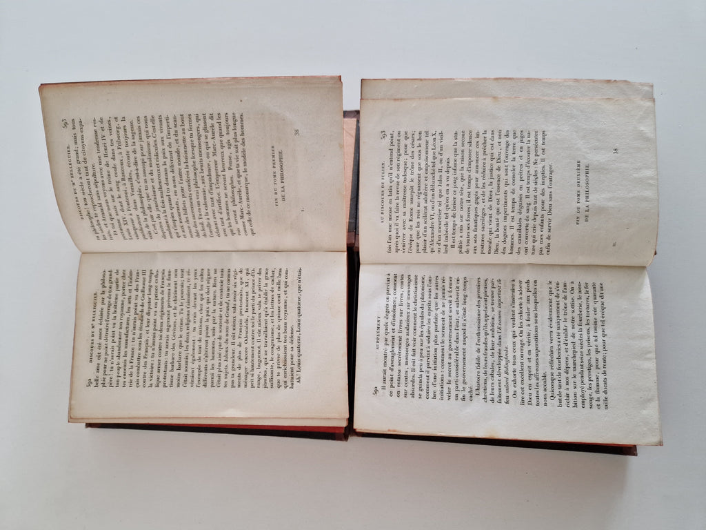 Œuvres Complètes de Voltaire – Philosophie, Tomes I & II – Paris, Dupont, 1825