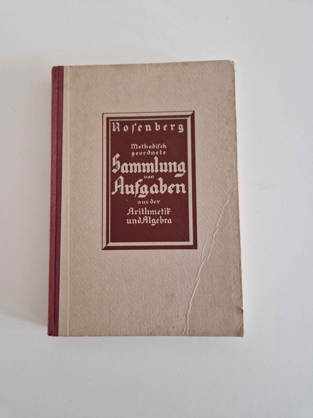 Vintage Austrian Mathematics Textbook: Discover the Charm of Rosenberg's Arithmetik & Algebra