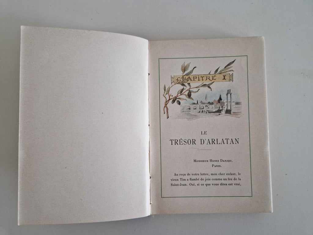 Enchanting Antique French Illustrated Book: Le Trésor d'Arlatan by Alphonse Daudet