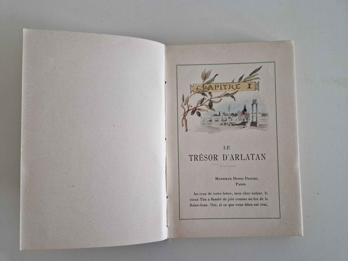 Enchanting Antique French Illustrated Book: Le Trésor d'Arlatan by Alphonse Daudet