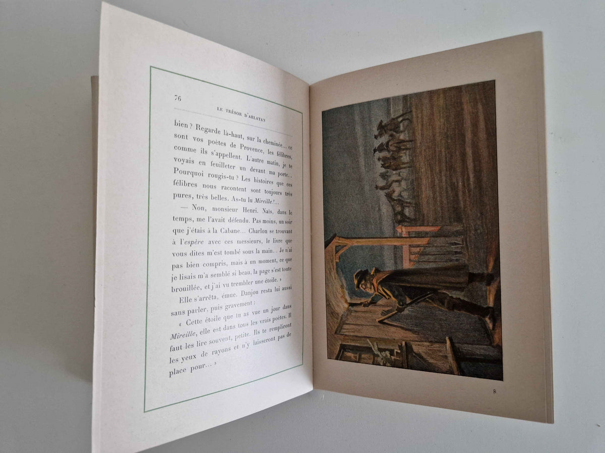 Enchanting Antique French Illustrated Book: Le Trésor d'Arlatan by Alphonse Daudet