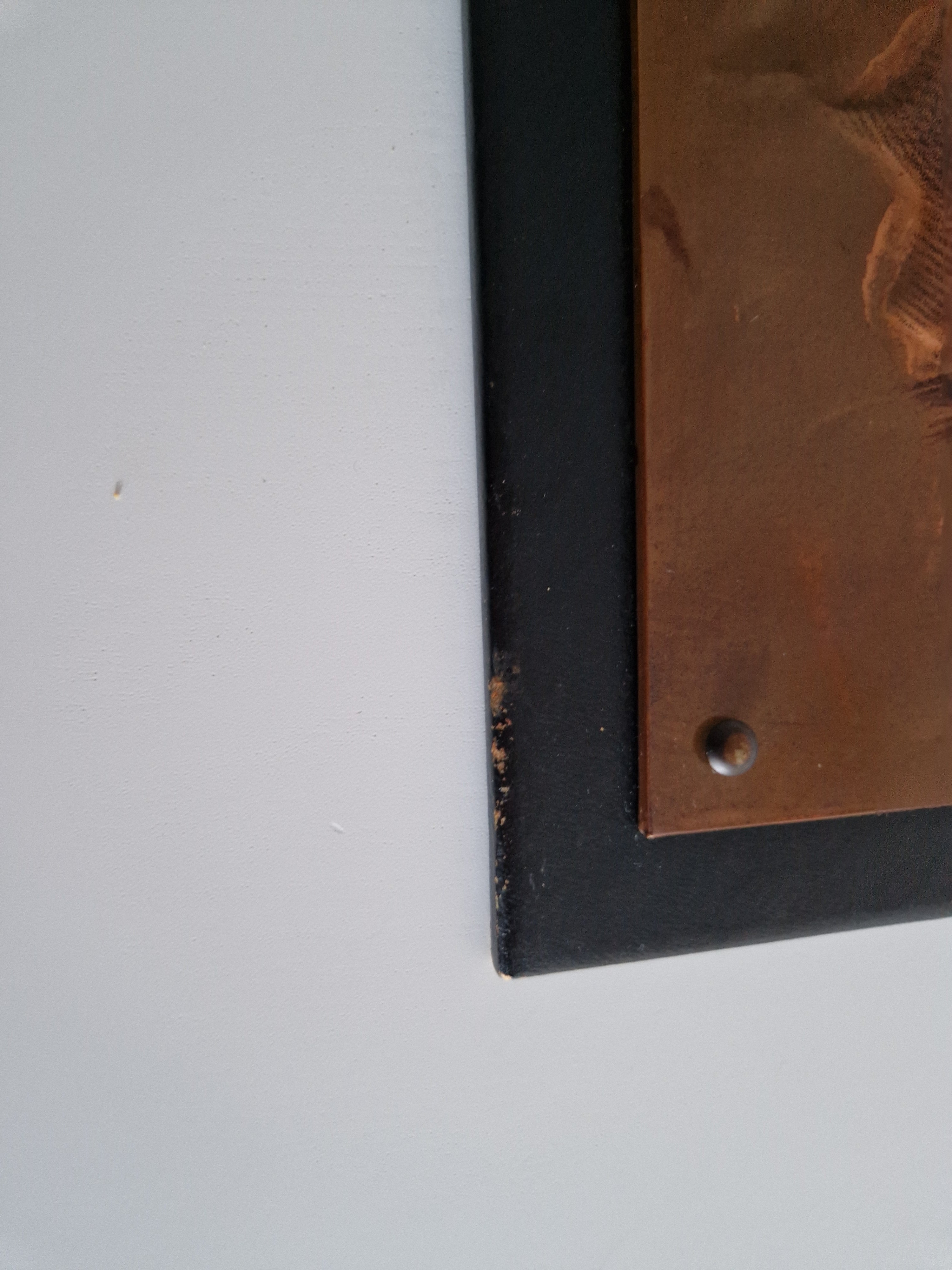 Copper Repousse Horse Portrait – Signed A. Kounenakis, 45×34 cm