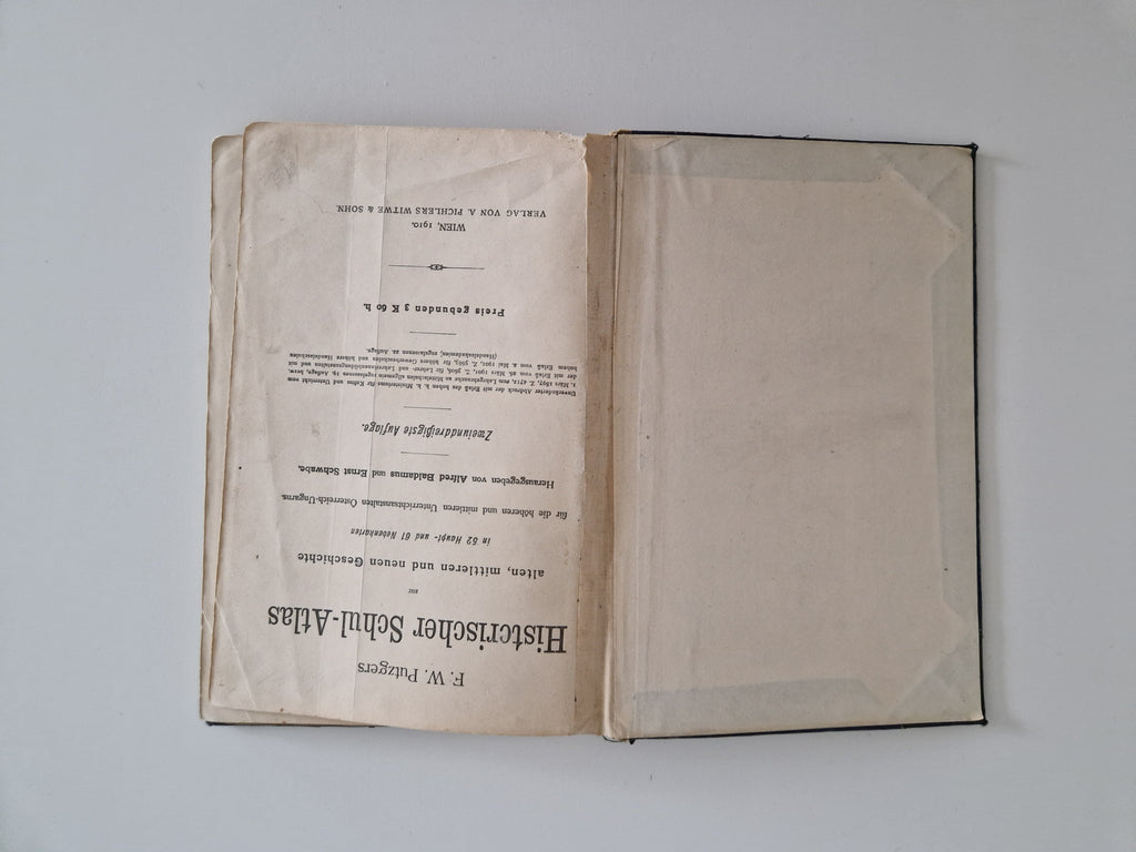 F. W. Putzger's Historischer Schul-Atlas – Wien 1910, 32nd Edition, A. Pichlers Witwe & Sohn