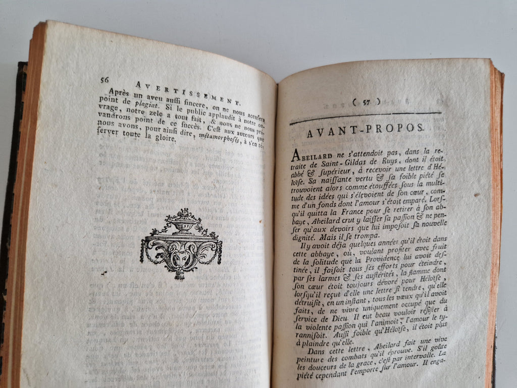 Lettres d'Héloïse et d'Abeilard – Nouvelle Édition, Tome I – À Londres, 1790
