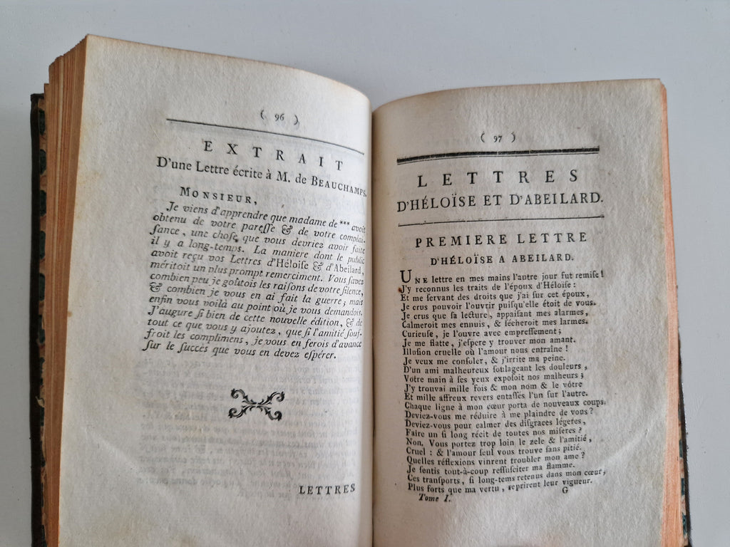Lettres d'Héloïse et d'Abeilard – Nouvelle Édition, Tome I – À Londres, 1790