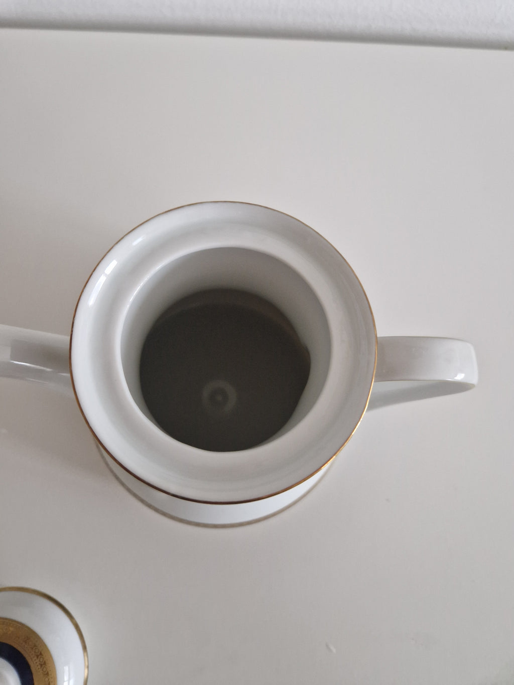 Winterling Bavaria – Service à café en porcelaine bleu cobalt et or – 15 pièces, Marktleuthen