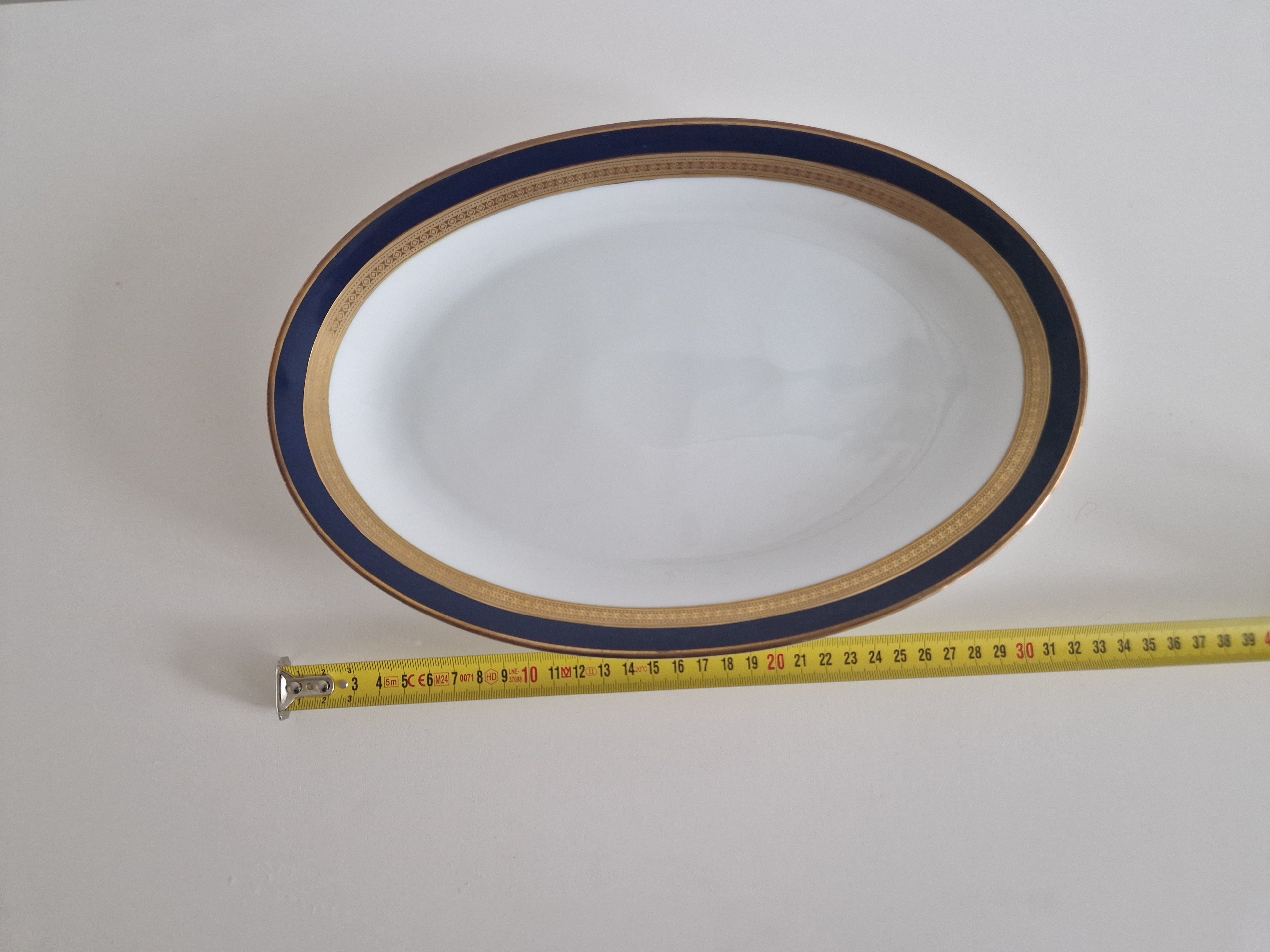 Winterling Bavaria – Service à café en porcelaine bleu cobalt et or – 15 pièces, Marktleuthen