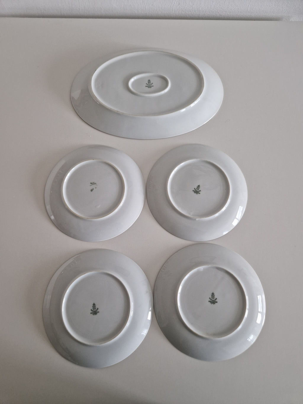 Winterling Bavaria – Service à café en porcelaine bleu cobalt et or – 15 pièces, Marktleuthen
