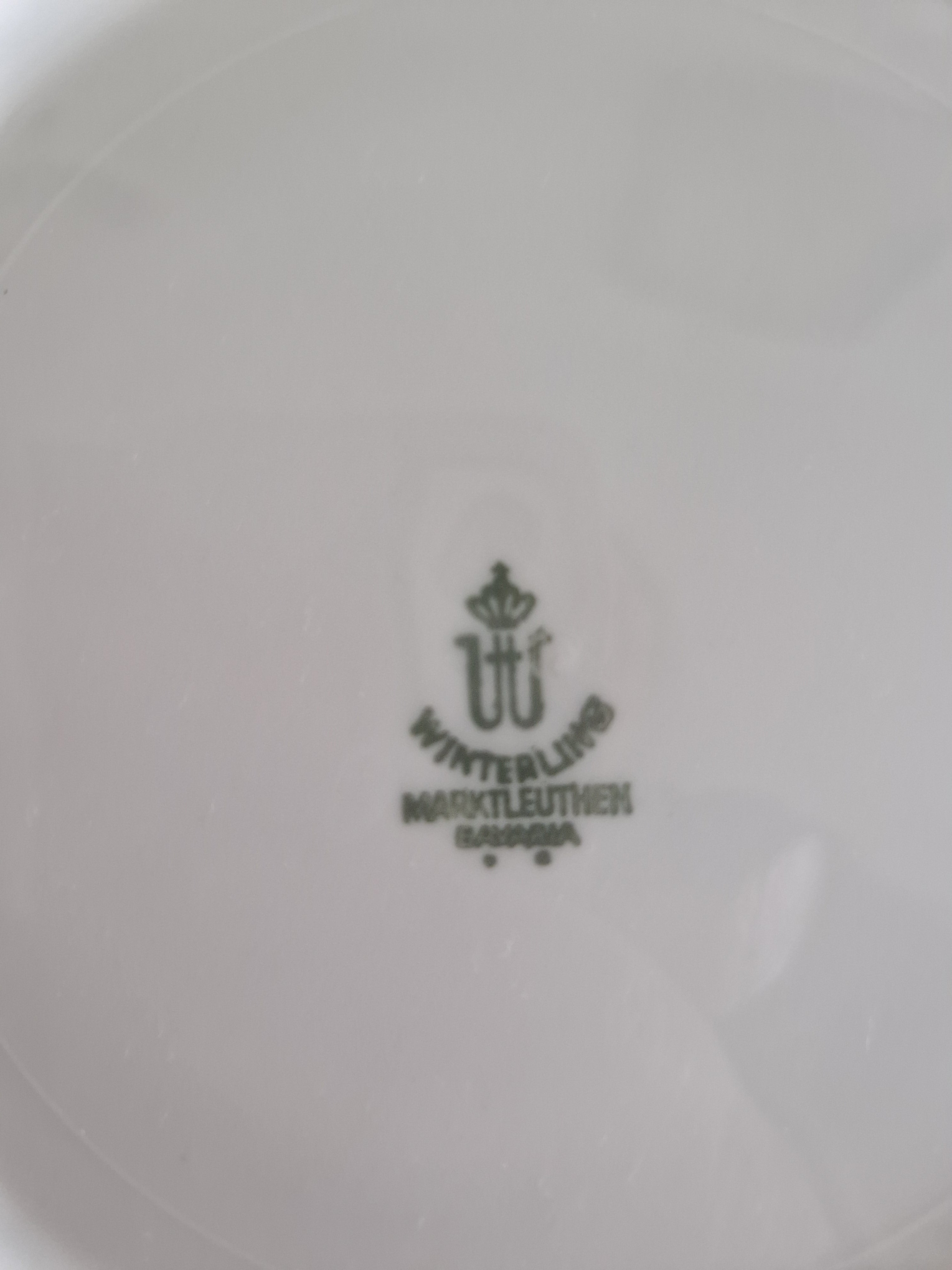Winterling Bavaria – Service à café en porcelaine bleu cobalt et or – 15 pièces, Marktleuthen