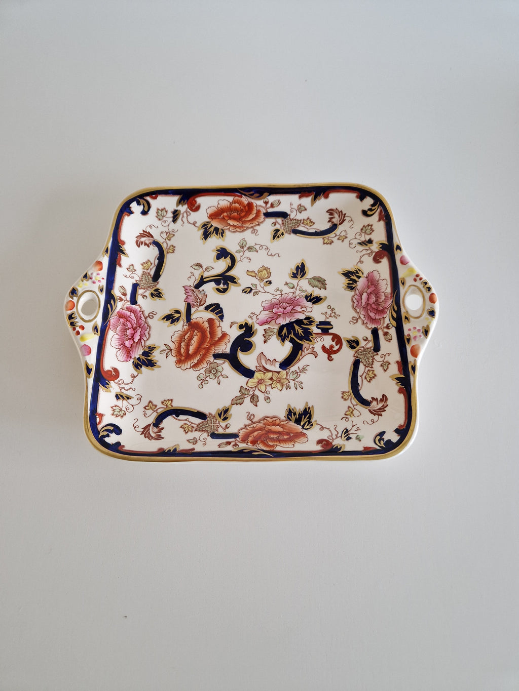 Plateau de service Mason's Patent Ironstone 'Mandalay' Chinoiserie — Angleterre