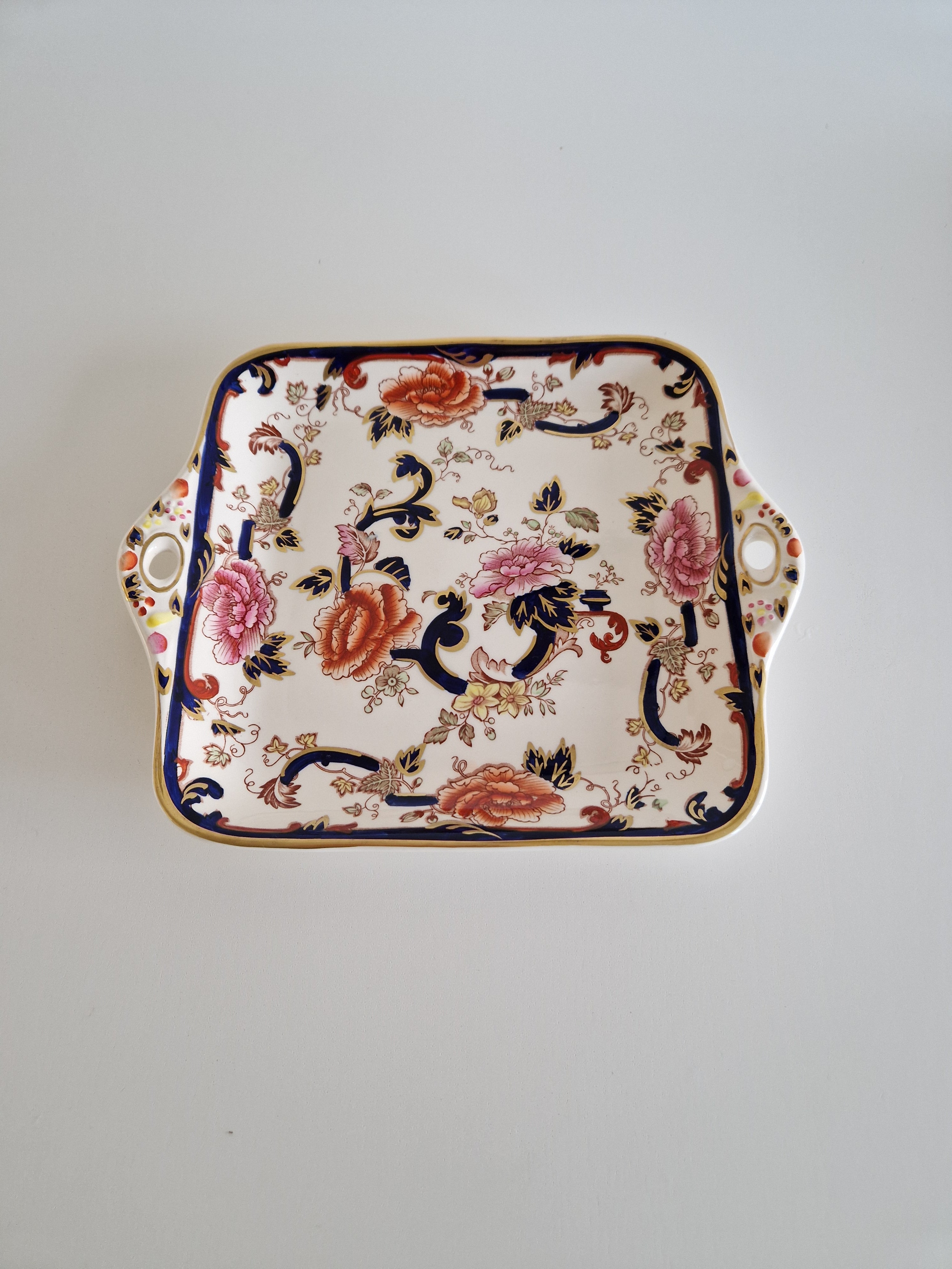 Plateau de service Mason's Patent Ironstone 'Mandalay' Chinoiserie — Angleterre