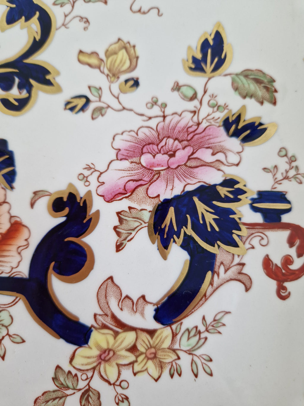 Plateau de service Mason's Patent Ironstone 'Mandalay' Chinoiserie — Angleterre
