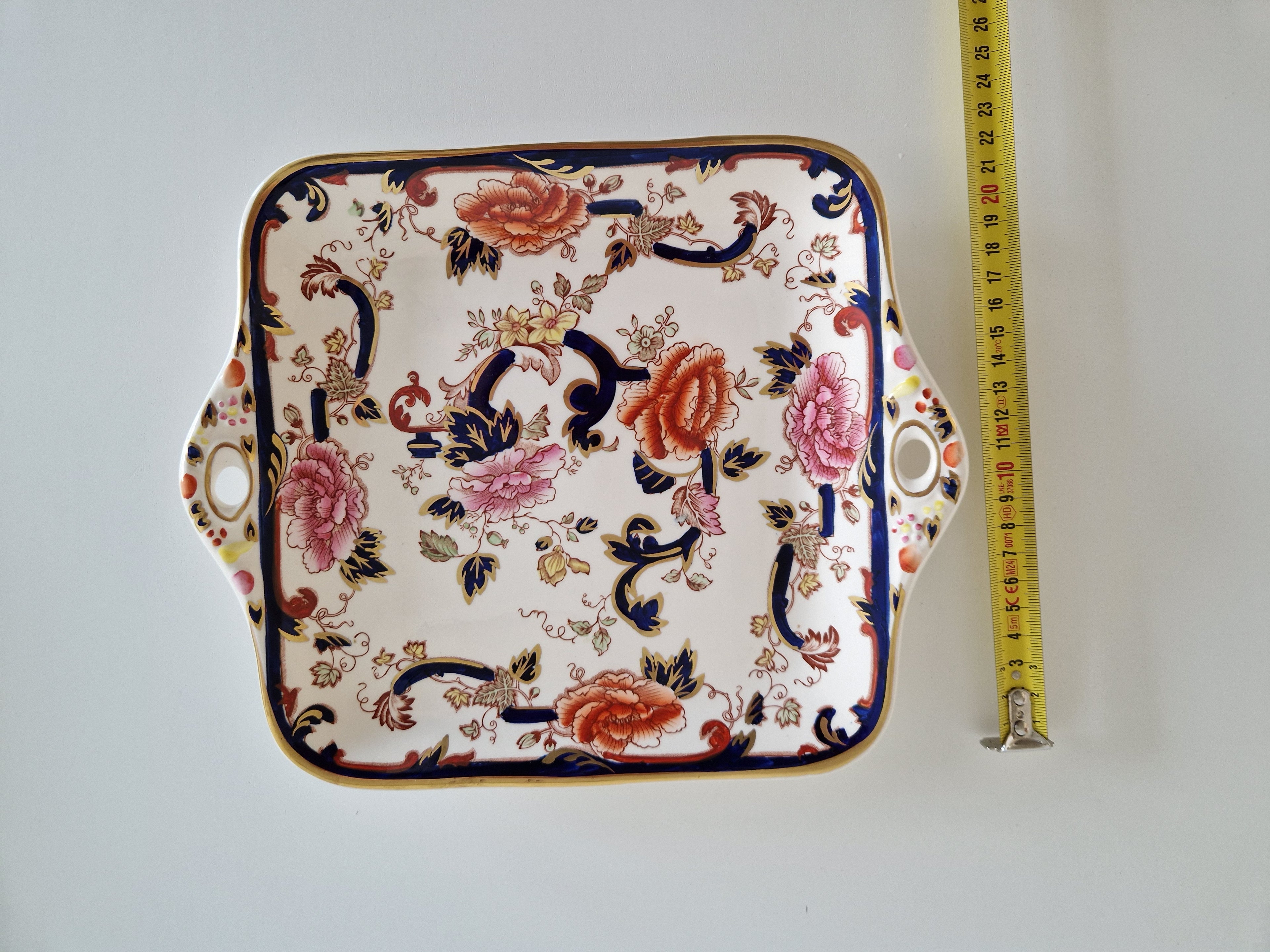 Plateau de service Mason's Patent Ironstone 'Mandalay' Chinoiserie — Angleterre