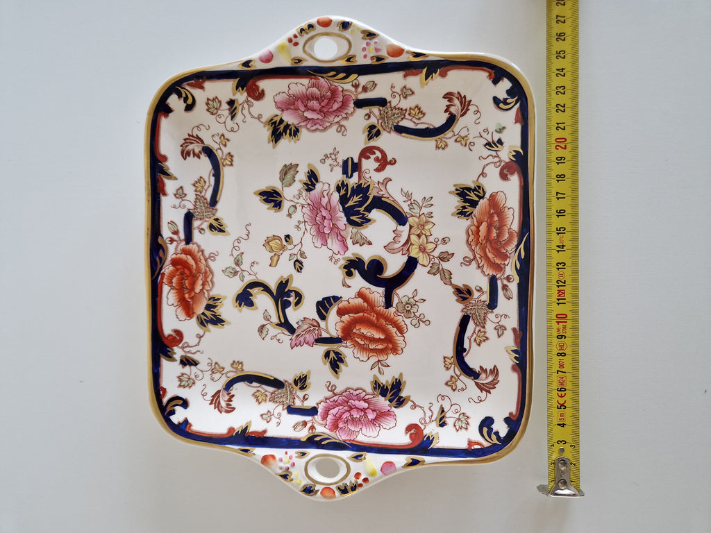 Plateau de service Mason's Patent Ironstone 'Mandalay' Chinoiserie — Angleterre