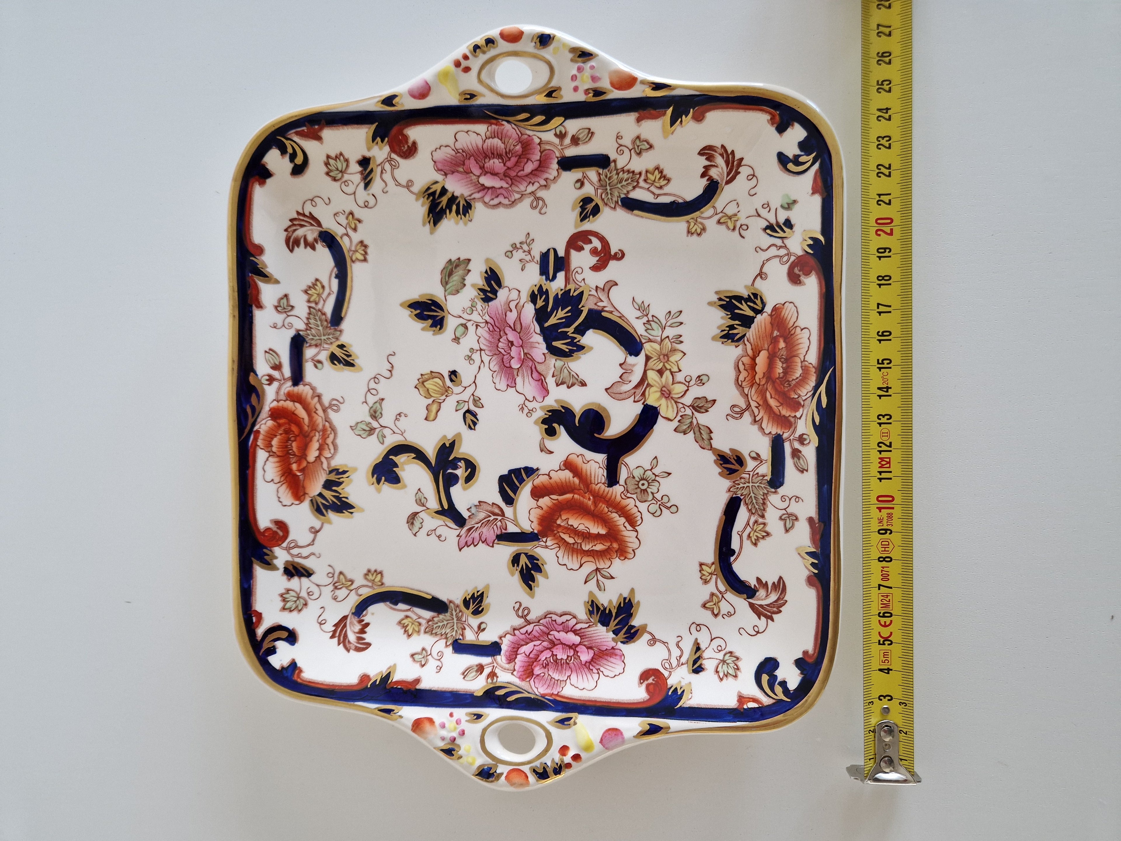 Plateau de service Mason's Patent Ironstone 'Mandalay' Chinoiserie — Angleterre