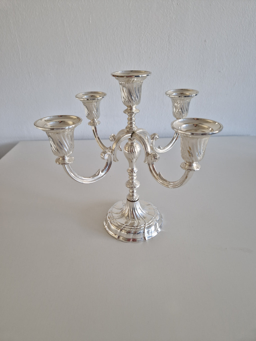 Vintage BMF Silver-Plated 5-Arm Candelabra – Bayerische Metallwarenfabrik