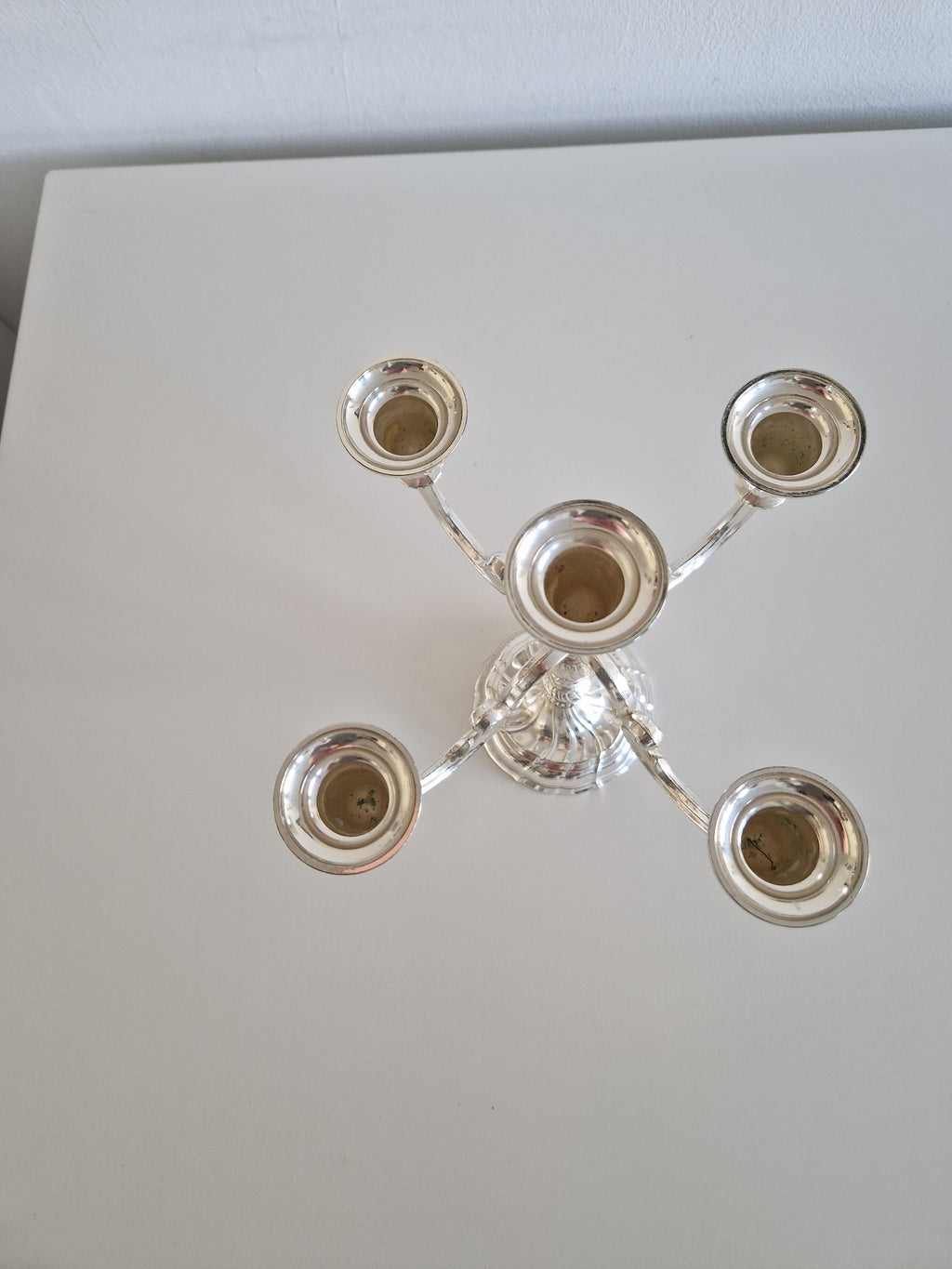 Vintage BMF Silver-Plated 5-Arm Candelabra – Bayerische Metallwarenfabrik