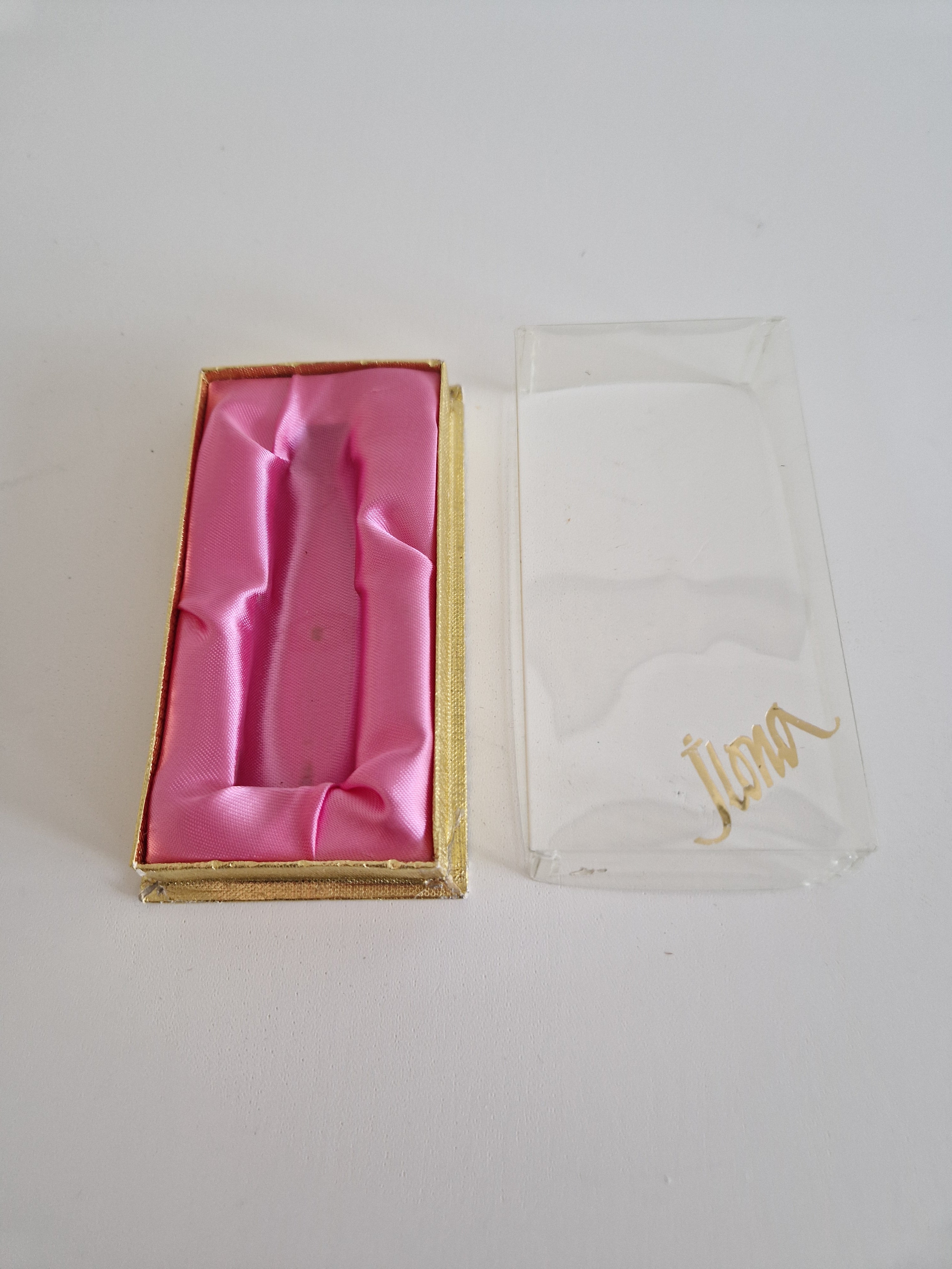 Vintage Ilona Petit Point Perfume Atomiser in Original Box — Rose Bouquet, Gold-Tone