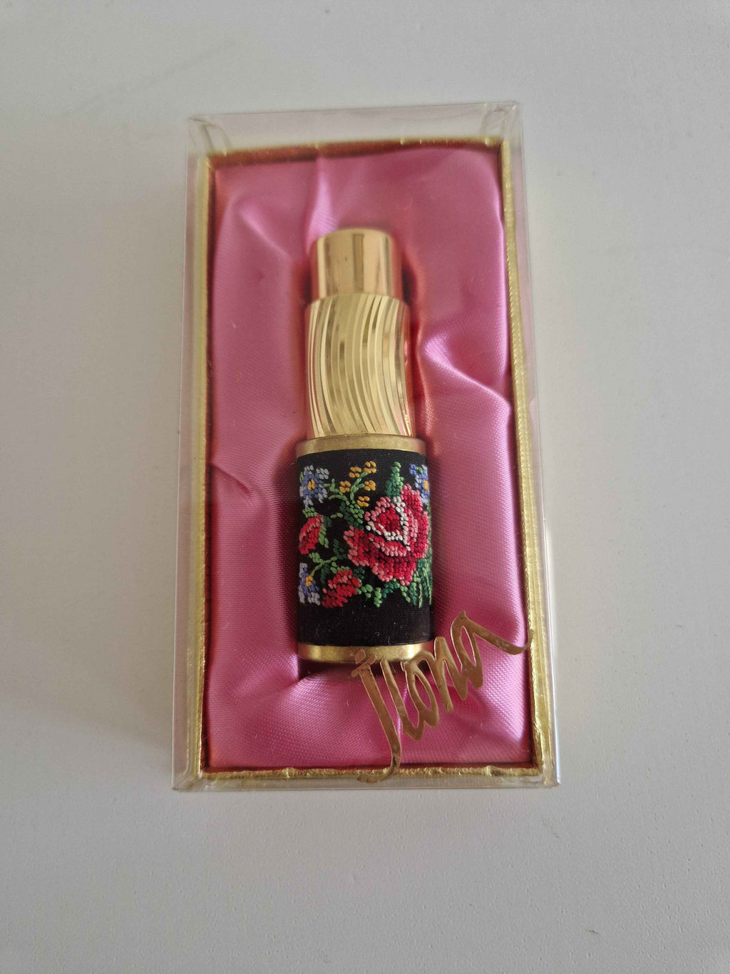 Vintage Ilona Perfume Atomiser: Exquisite Mid-Century Vanity Collectible with Original Box