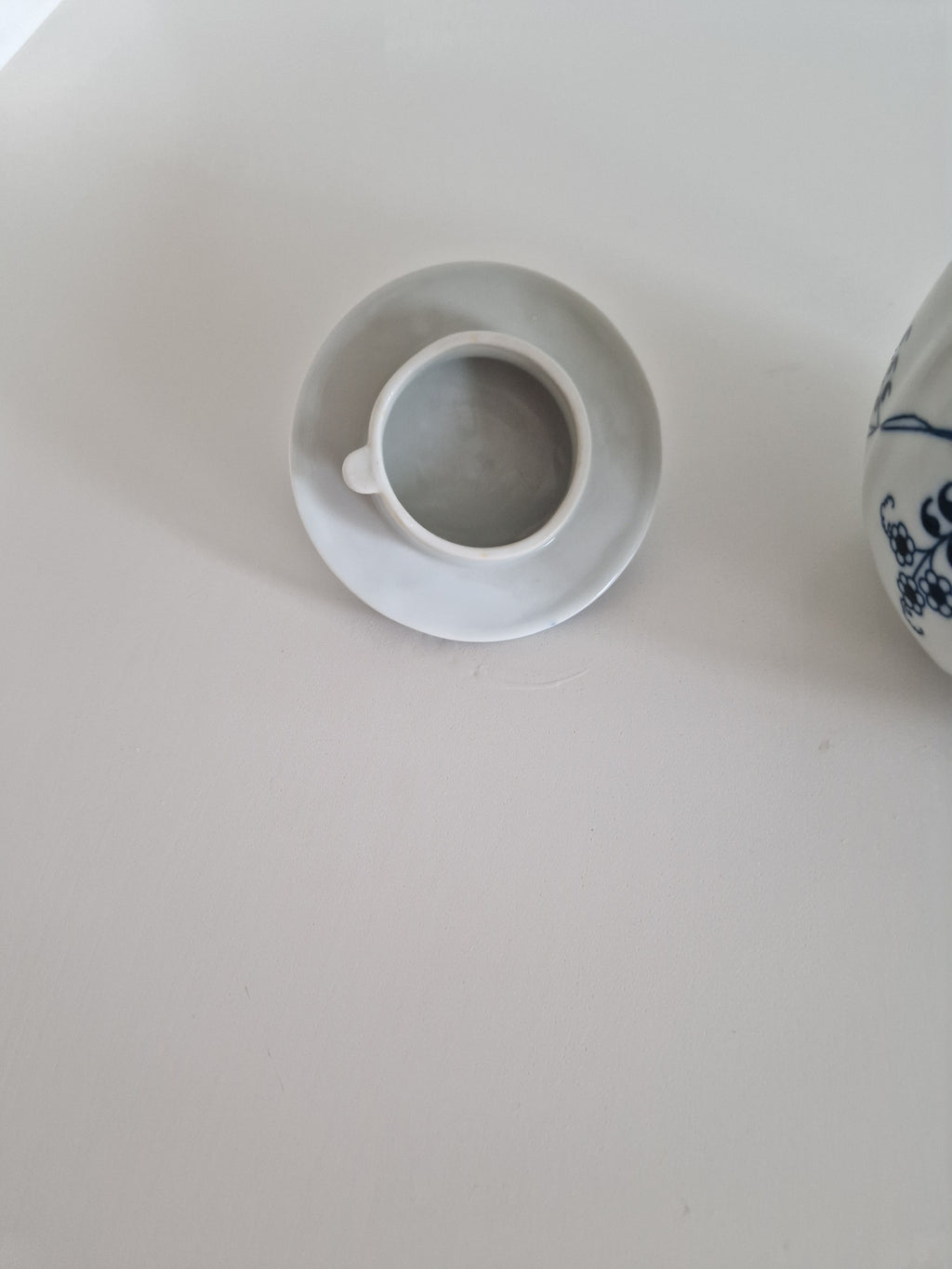 Blaue Donau Japan Porzellan Kaffeekanne mit Deckel – Zwiebelmuster