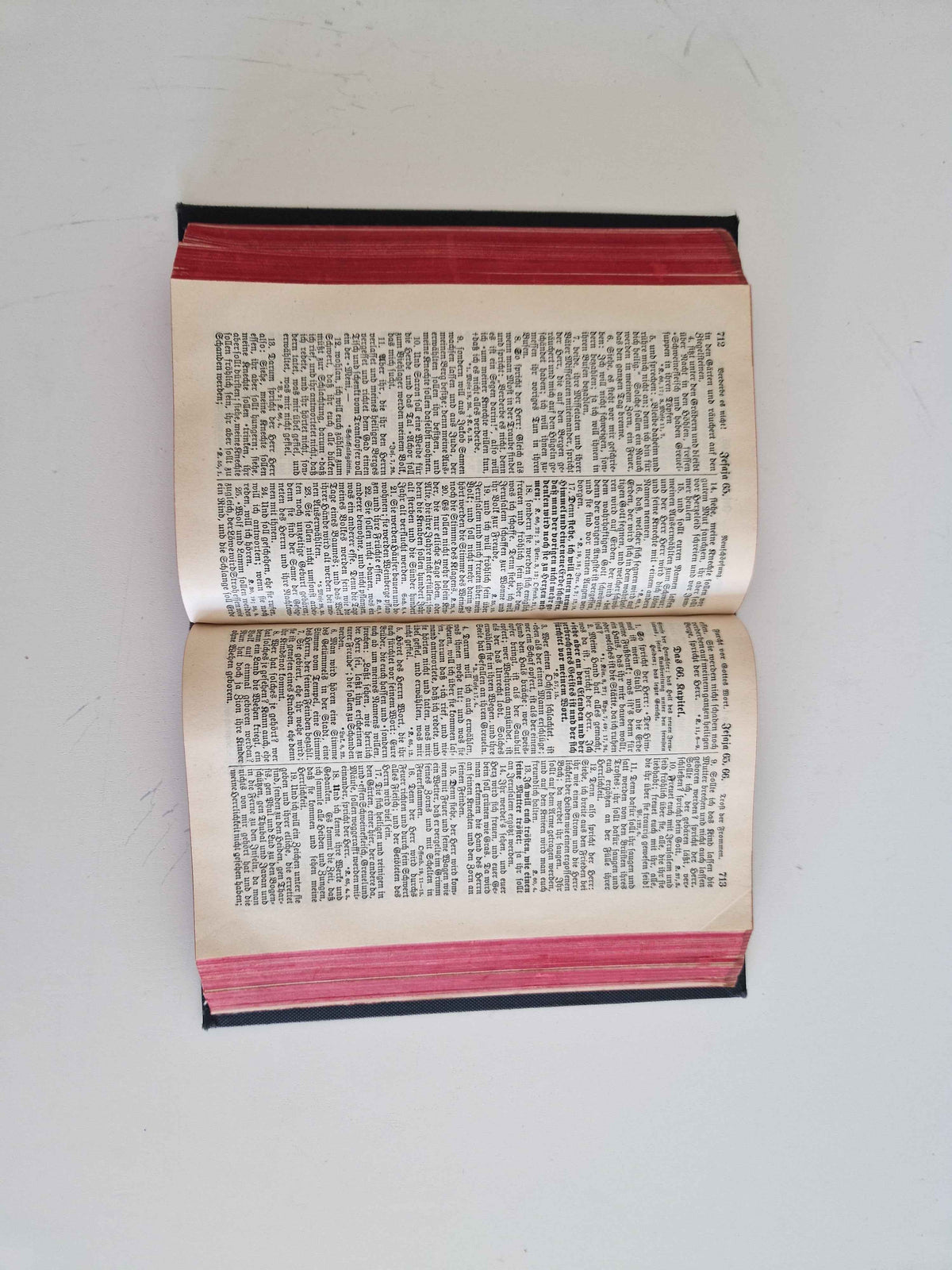 Antique German Bible Luther Translation Pocket Edition Wurttemberg Stuttgart 1936 Complete