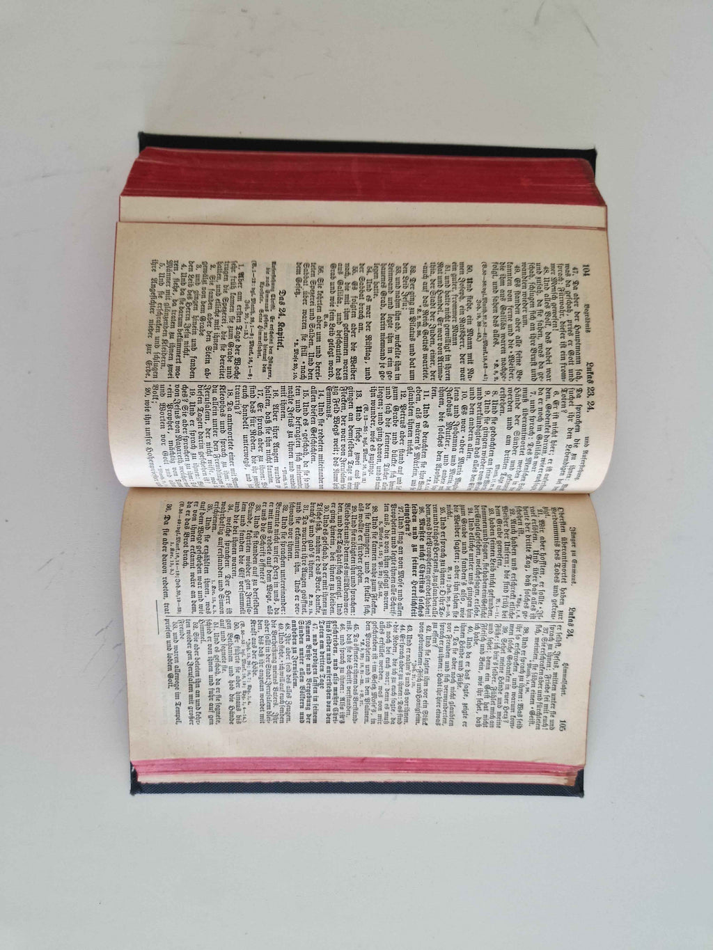 Antique German Bible Luther Translation Pocket Edition Wurttemberg Stuttgart 1936 Complete