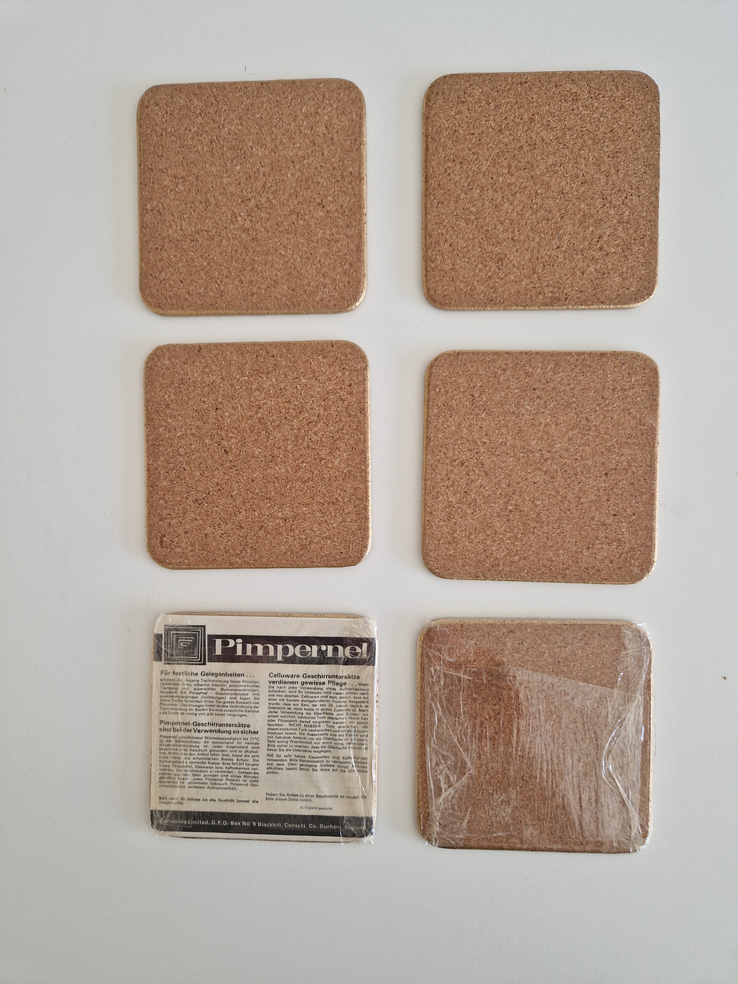 Vintage Pimpernel Untersetzer, 6er-Set – Stadtpanoramen aus dem Europa des 17. Jahrhunderts, hergestellt in England