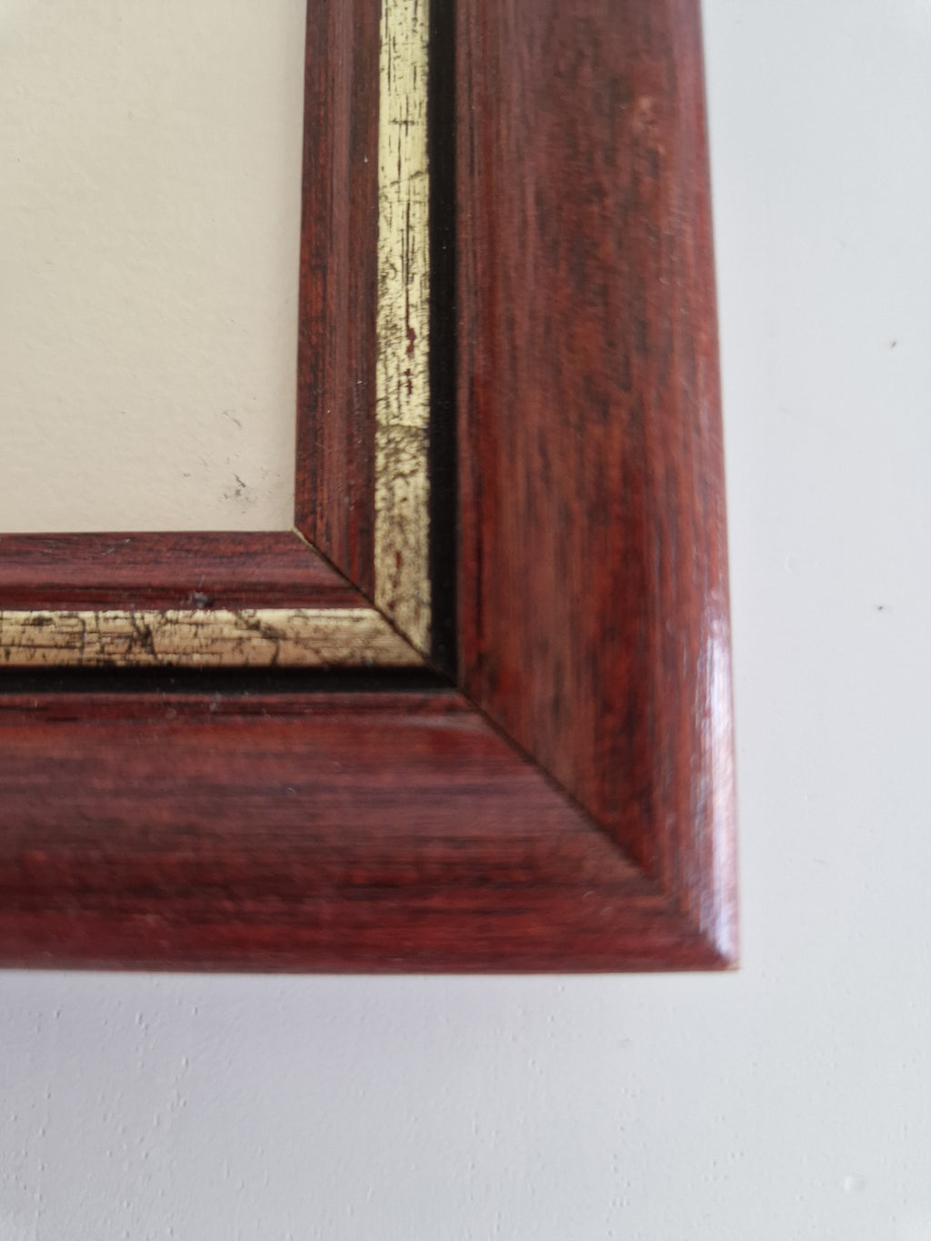 Vintage Framed Floral Needlepoint – Roses & Hydrangea Bouquet