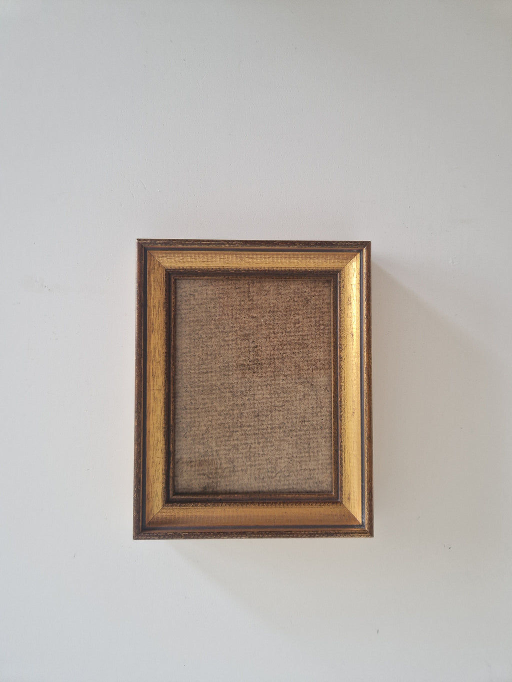 Cadre en bois doré et marron – Style vintage