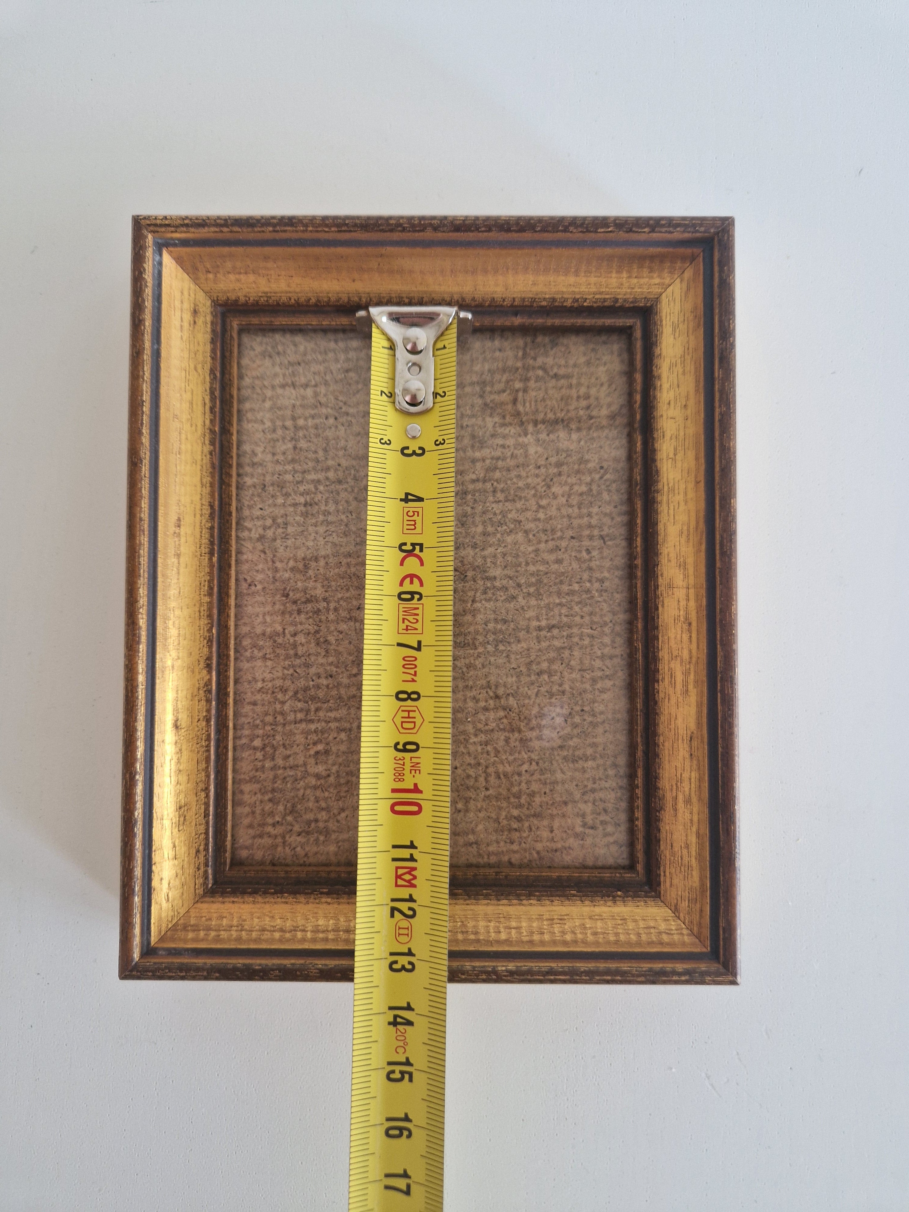 Cadre en bois doré et marron – Style vintage