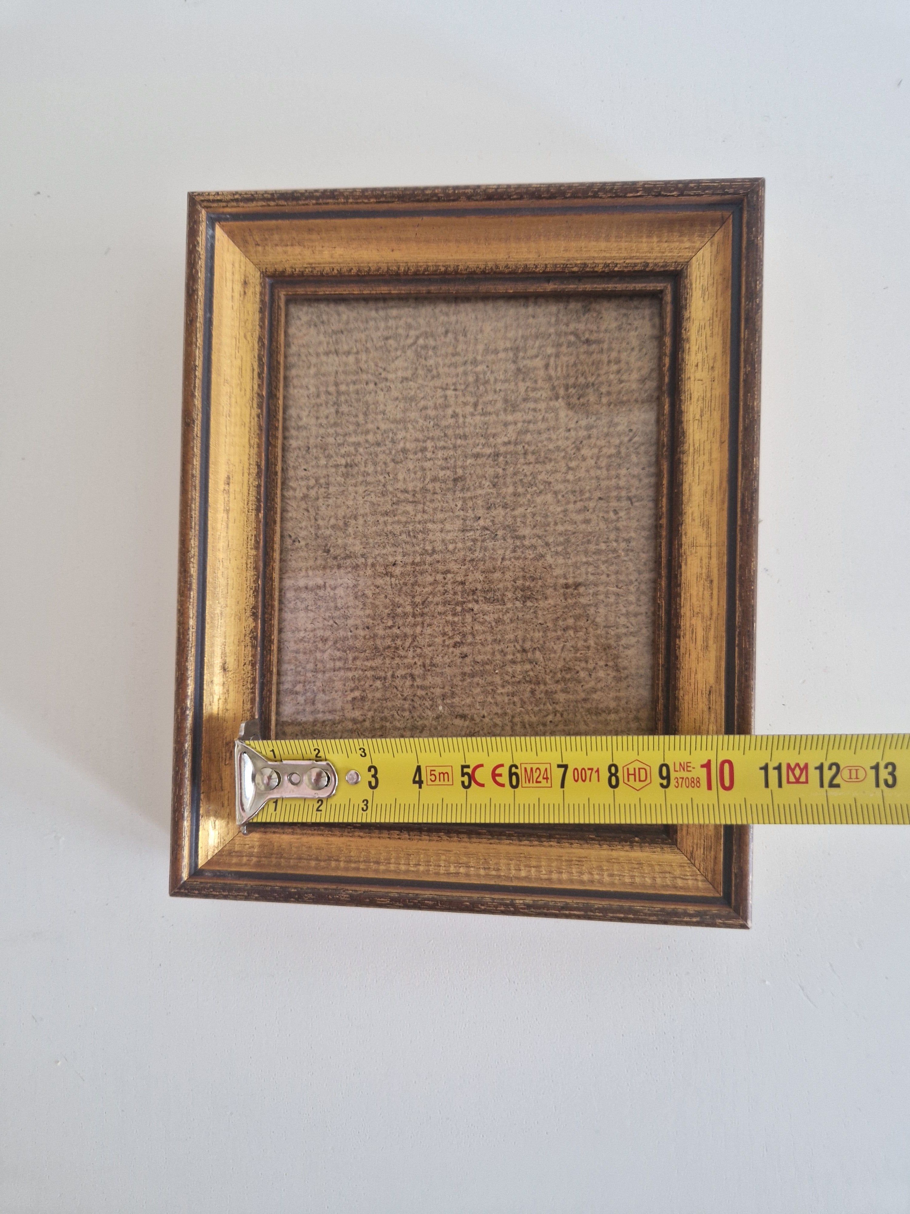 Cadre en bois doré et marron – Style vintage