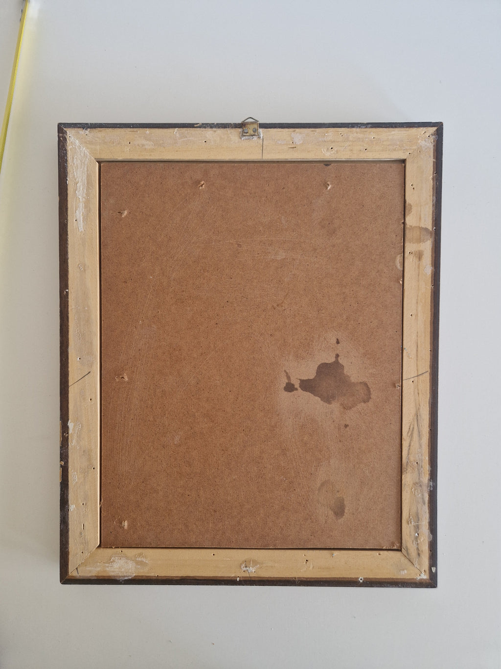 Cadre Photo Vintage en Bois avec Verre – Profil Moulé Marron et Doré