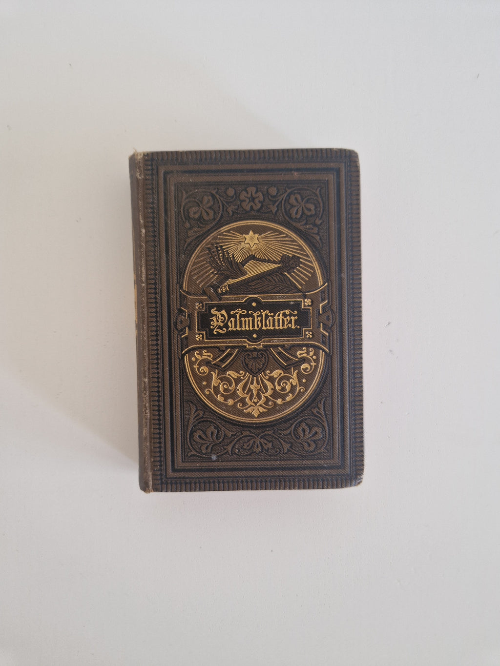 Palmblätter – Poésie dévotionnelle allemande ancienne, Stuttgart 1895, 114e édition, format de poche