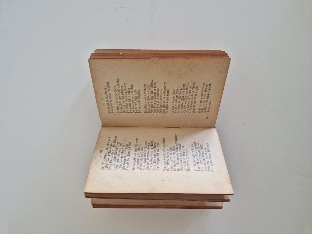 Palmblätter – Poésie dévotionnelle allemande ancienne, Stuttgart 1895, 114e édition, format de poche