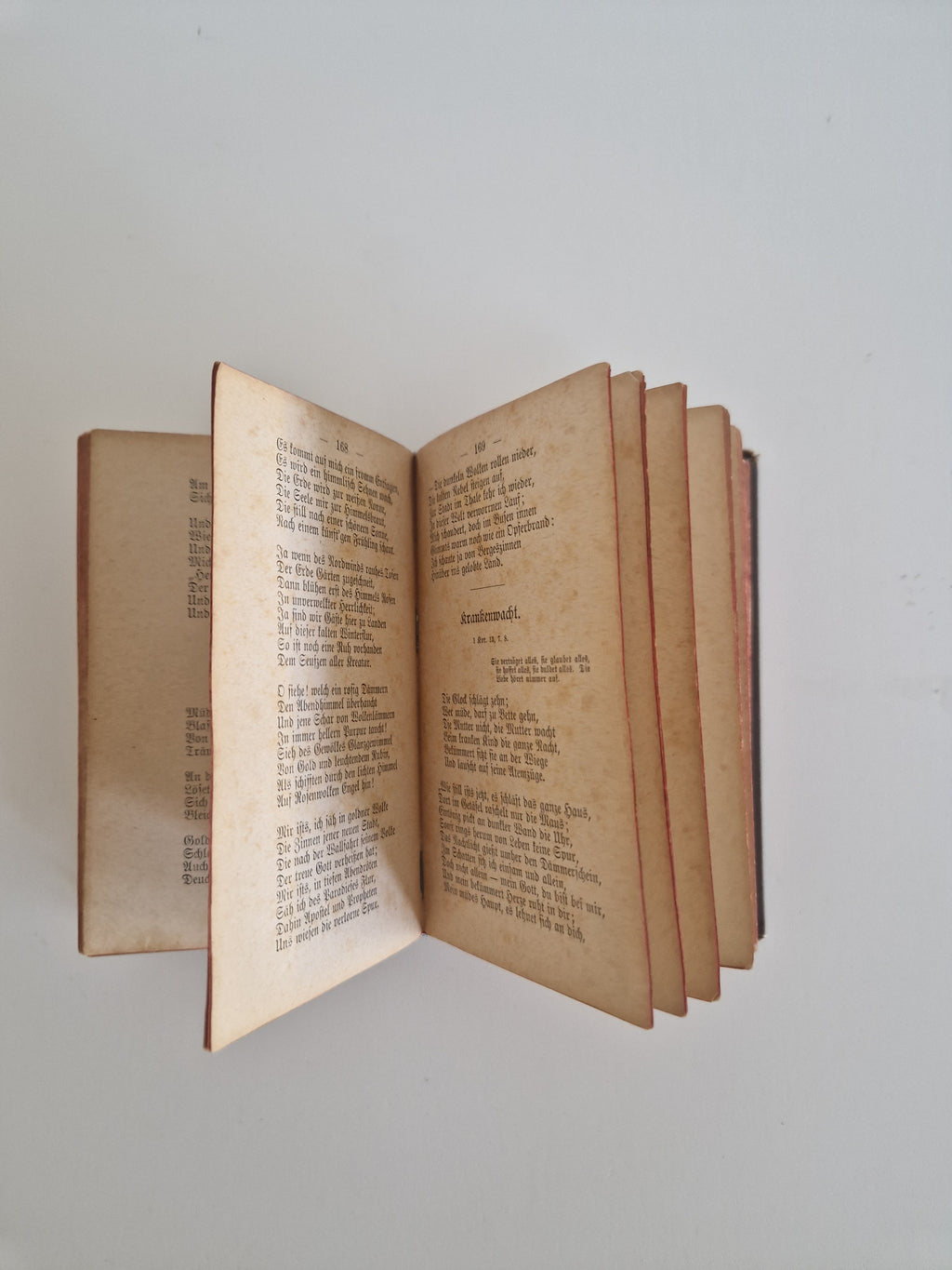 Palmblätter – Poésie dévotionnelle allemande ancienne, Stuttgart 1895, 114e édition, format de poche