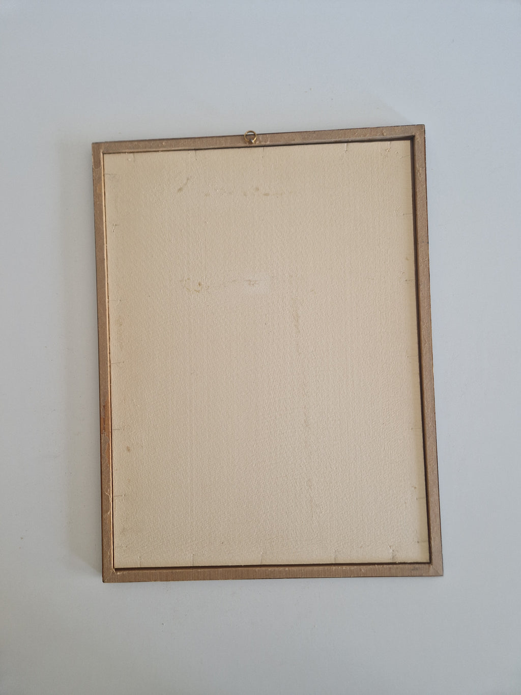Vintage Schildpatt Bilderrahmen mit Glas – Großer Wandrahmen