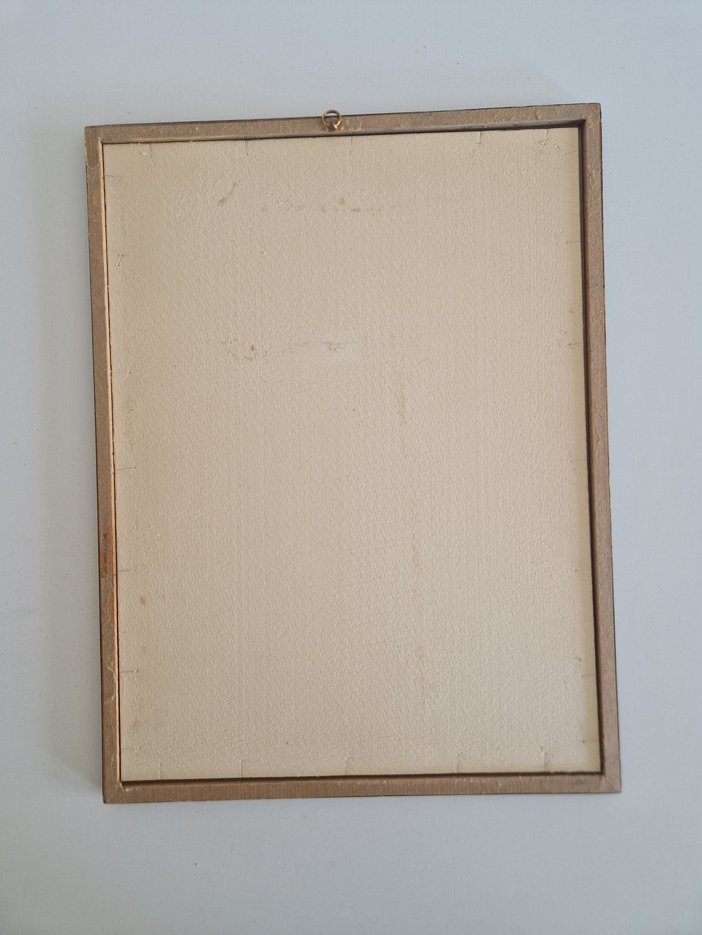 Vintage Schildpatt Bilderrahmen mit Glas – Großer Wandrahmen