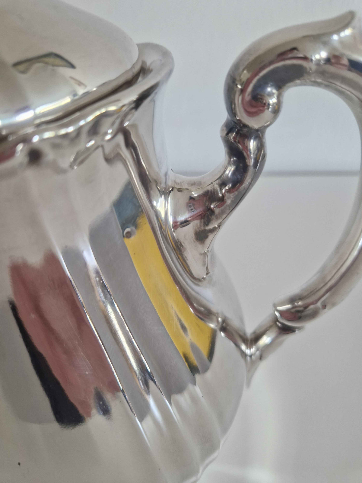 Vintage Silver-Plated Coffee Pot – Elegant Rococo Design by Schaller Bavaria