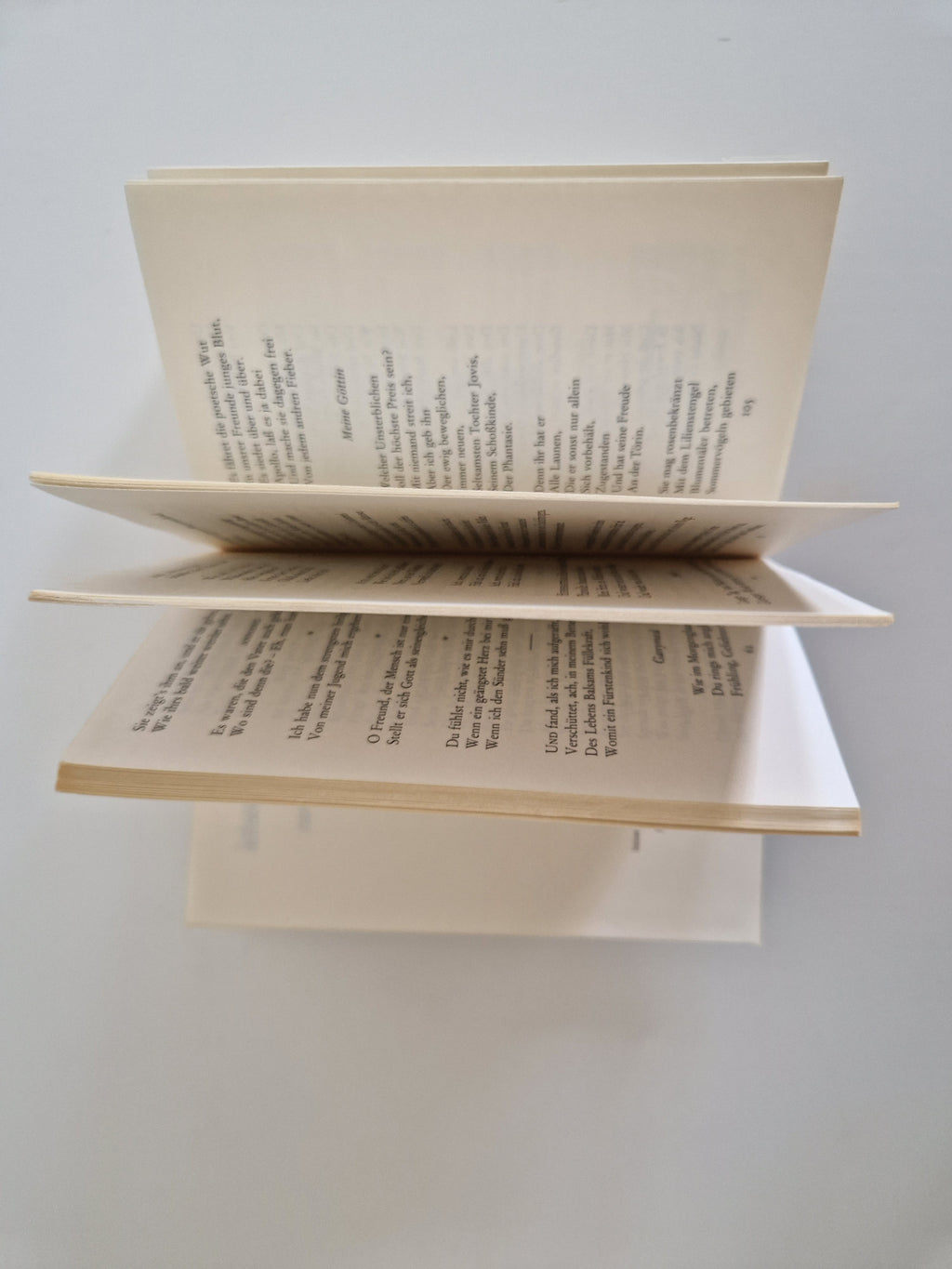 Goethe Werke – Œuvres complètes en 6 volumes | Insel Verlag Frankfurt am Main 1982 | Plats en papier marbré à la main