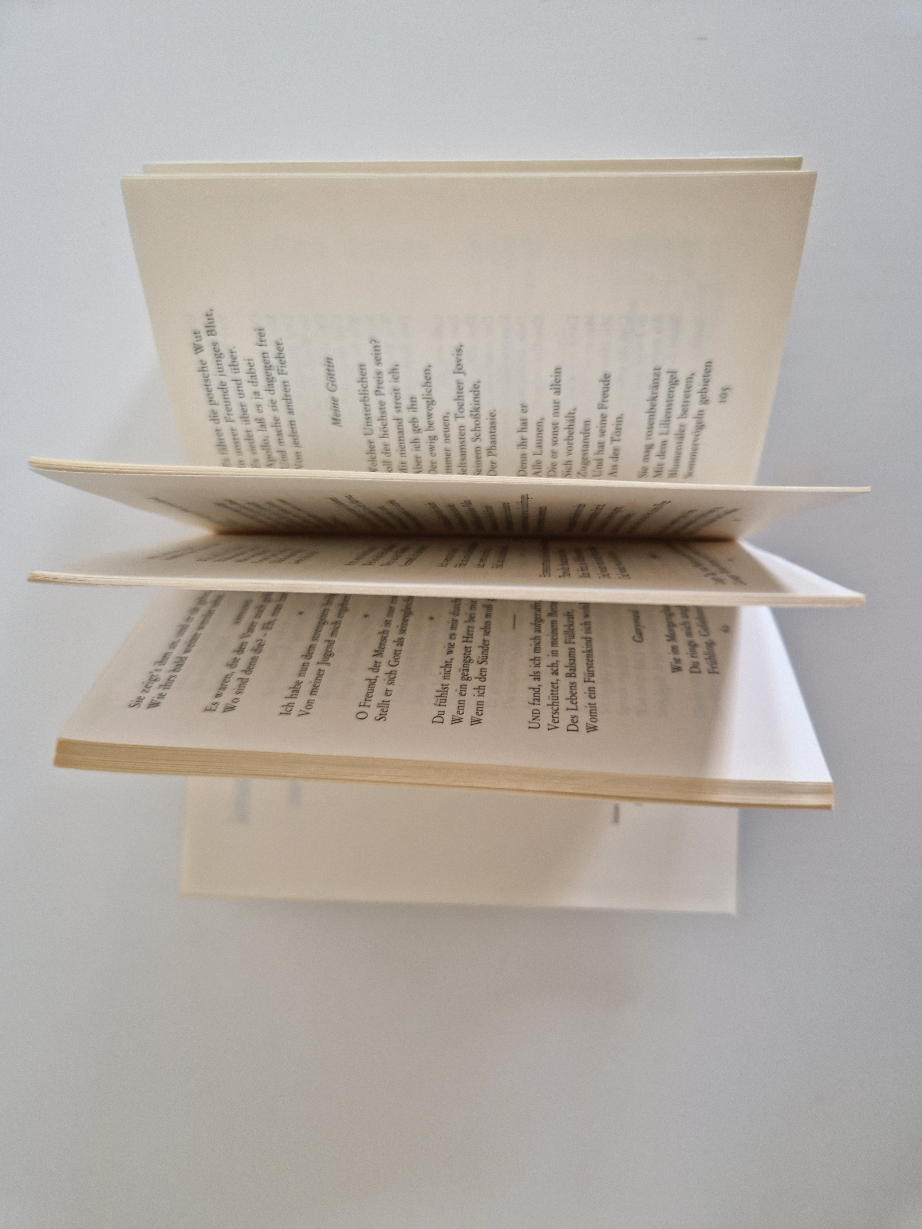 Goethe Werke – Œuvres complètes en 6 volumes | Insel Verlag Frankfurt am Main 1982 | Plats en papier marbré à la main