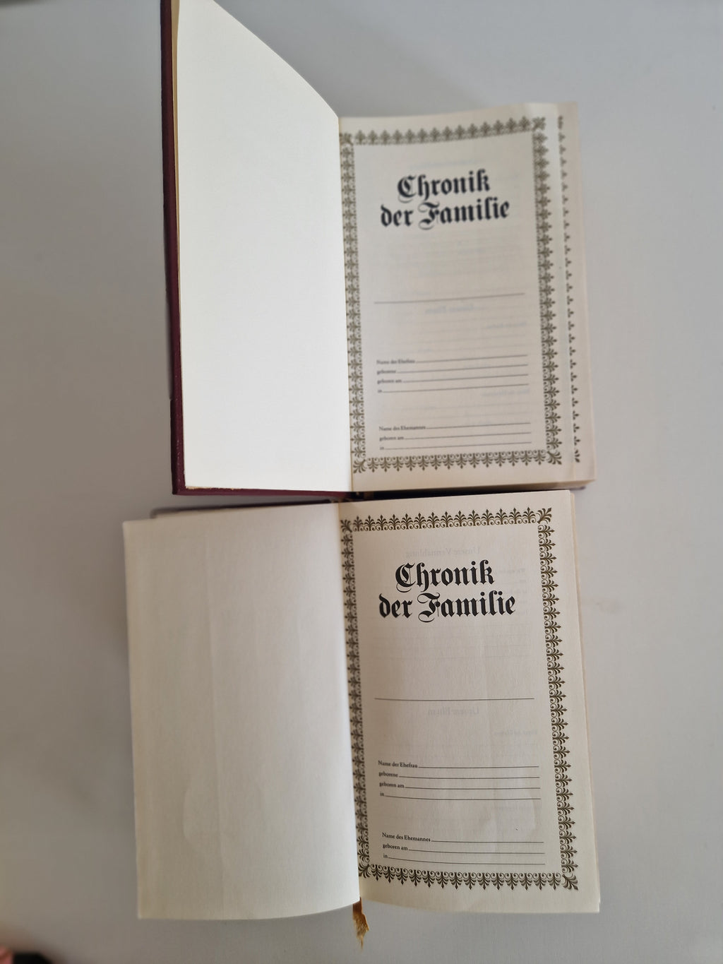 Die Bibel – Lot de 2 volumes | Ancien et Nouveau Testament complets | Traduction de Luther | Gravures de Matthaeus Merian | Naumann & Göbel