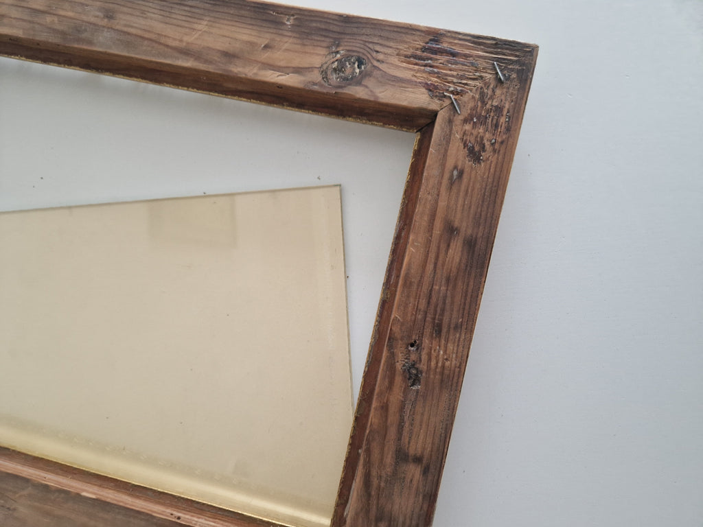 Antique Ornate Wooden Picture Frame | Gold-Bronze Embossed | 22×30cm Opening | Glass Included | Requires Assembly
