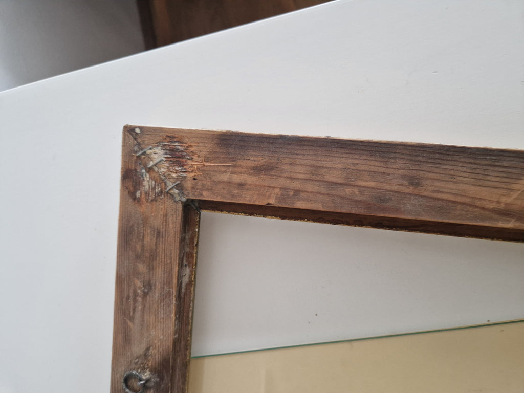 Antique Ornate Wooden Picture Frame | Gold-Bronze Embossed | 22×30cm Opening | Glass Included | Requires Assembly