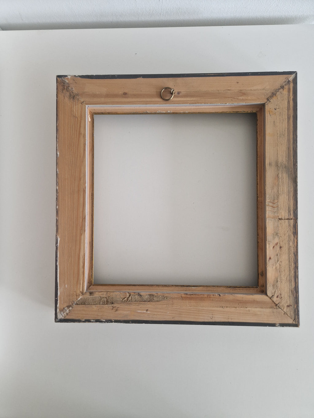 Vintage Antiker Gold-Stufenbilderrahmen | 30×30cm Öffnung | Galerie-Stil | Ohne Glas