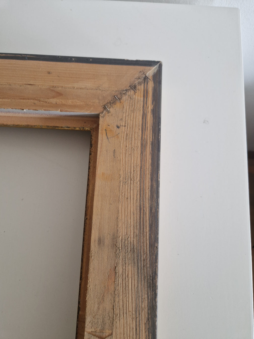 Vintage Antiker Gold-Stufenbilderrahmen | 30×30cm Öffnung | Galerie-Stil | Ohne Glas